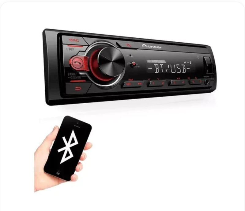 Som automotivo Pioneer MVH S218BT com USB bluetooth e radio