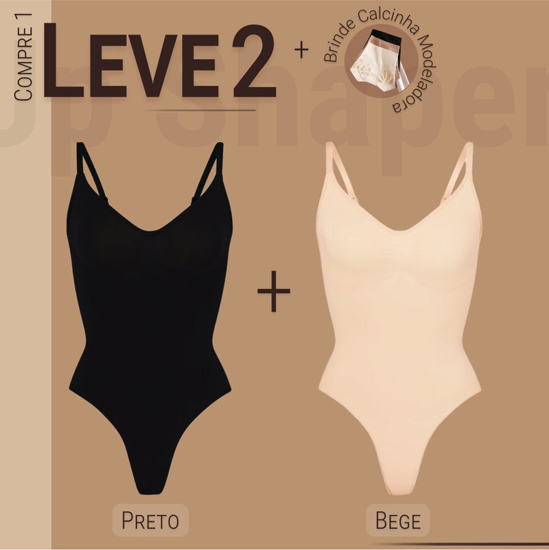 Body Modelador - Up Shaper - Compre 1 Leve 2 + Brinde Calcinha Modeladora