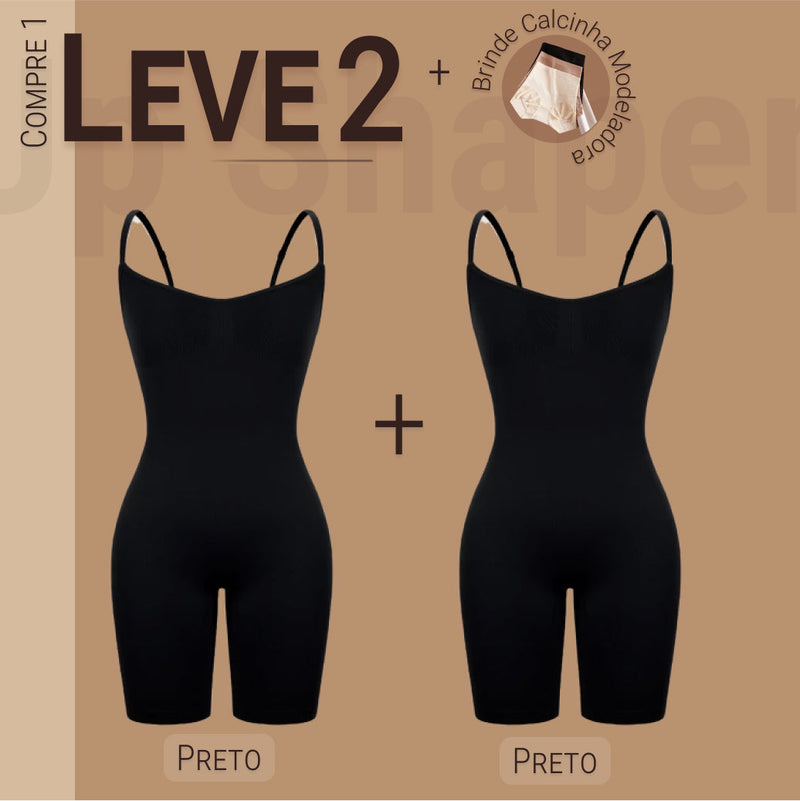 Body Modelador - Up Shaper - Compre 1 Leve 2 + Brinde Calcinha Modeladora