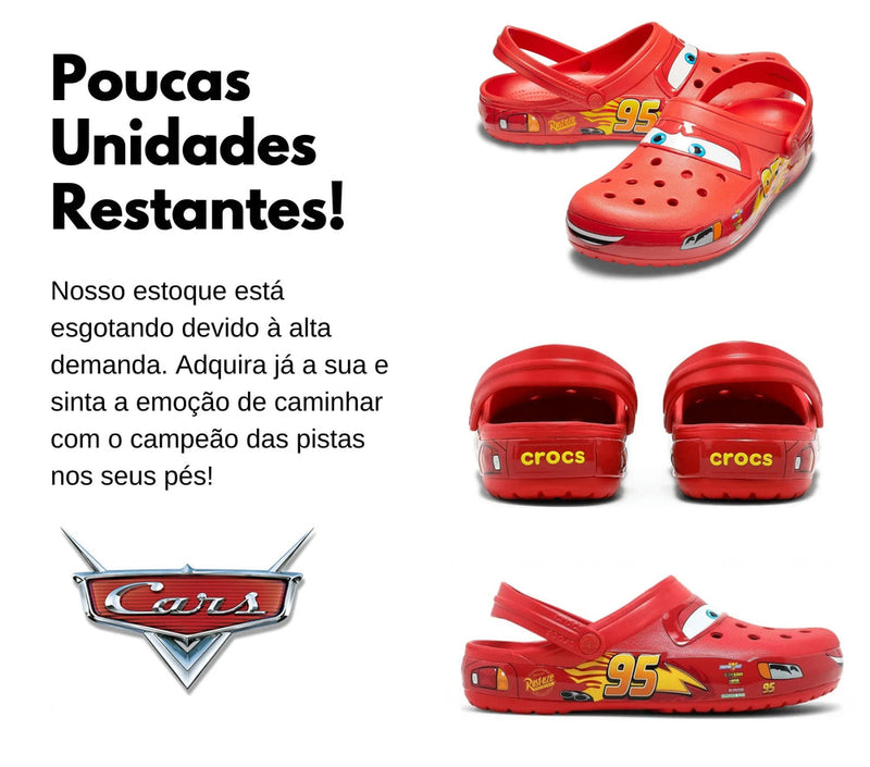 Sandália Crocs Relâmpago McQueen